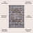 Alanya Ornate Medallion Machine-Washable Brown/Light Gray Rug-1044439168