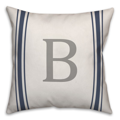 Housse et insert de coussin carré Monogram