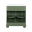 Meuble-lavabo 28 po Mid-Century avec base colonne romaine-1144384002