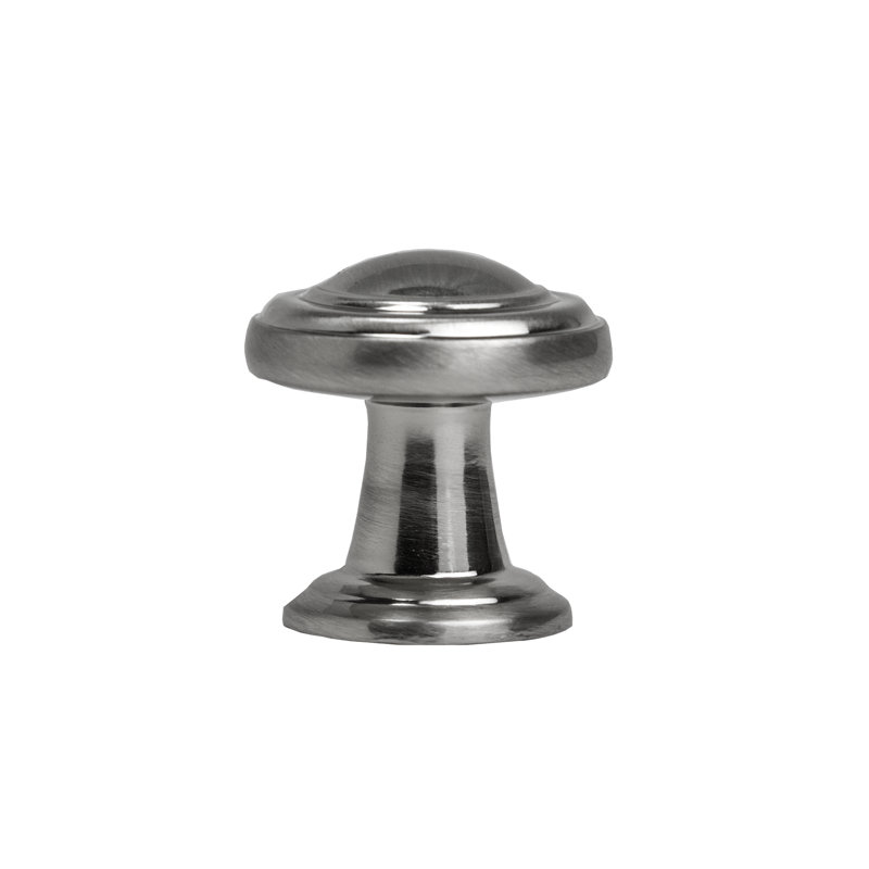Boutons ronds Vista (ensemble de 10), Nickel brossé