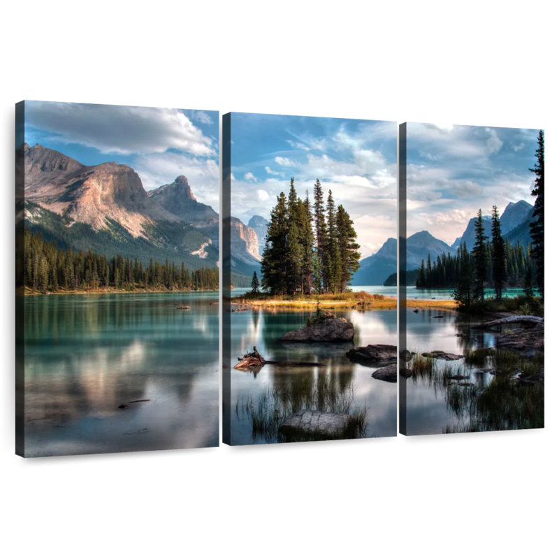 Alvord Mirrored Spirit Island, 28" H x 45" W