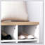 Ensemble de portemanteaux et banc à chaussures 2 en 1, 9 paires de rangement avec arbre d'entrée, organisateur de vestibule moderne pour vestibule et vestibule