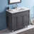 Reus 36 " W Freestanding Standard Free Standing 1 Single Vanity Bathroom Vanity With Ceramic Top