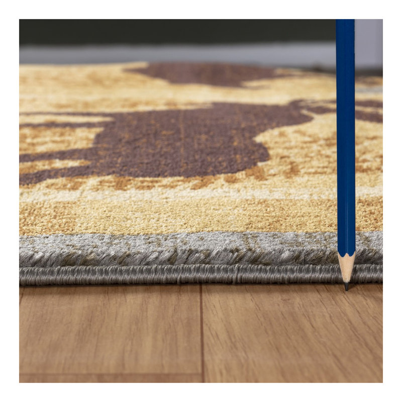 Tapis multicolore Nature's Nest, Tapis de couloir 2 pi 7 po x 7 pi 3 po