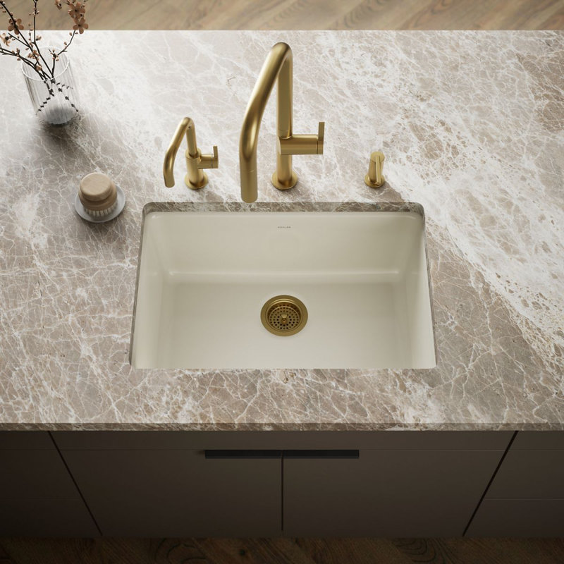 Iron/Tones 27" top-/undermount single-bowl kitchen sink