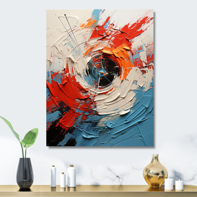 Spiral Chaos Collages Unleashed II - Abstract Collages Metal Wall Art