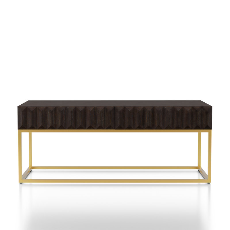 Rodolfo Single Coffee Table, Walnut