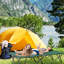 Lit de camping pour 2 personnes pour adultes - 50 "très grand lit pliant portatif pliant avec sac de transport