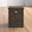 Eada One Drawer File, Smoked Grey Finish
