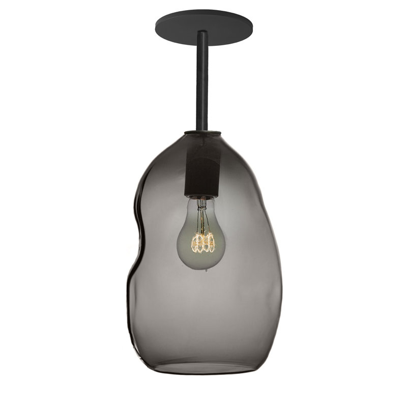 Luminaire suspendu géométrique 1 lumière Bubble, Noir, Aucun, Non homologué UL
