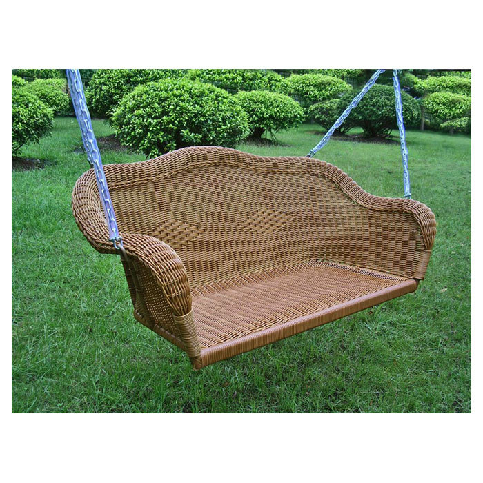 Adona 2 Person Porch Swing - Mocha