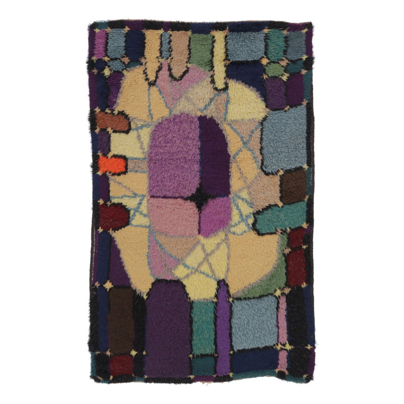 Vintage One-of-a-Kind 3'9" x 6'4" Hand Knotted Area Rug