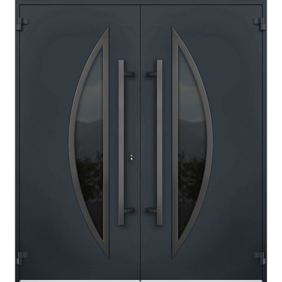 Deux portes d'entrée à l'avant