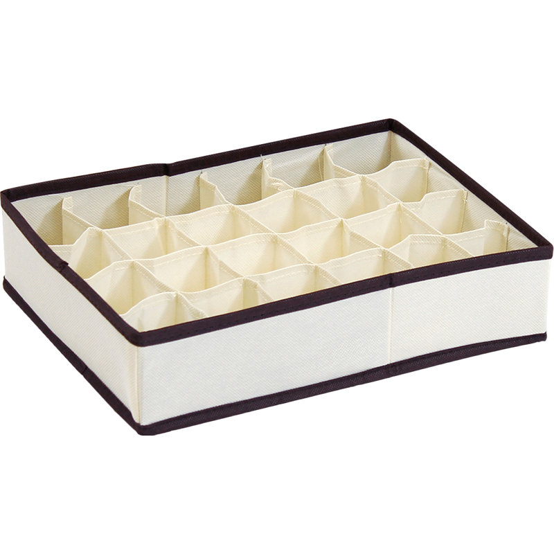 Ensemble de rangement en tissu doux à 24 compartiments