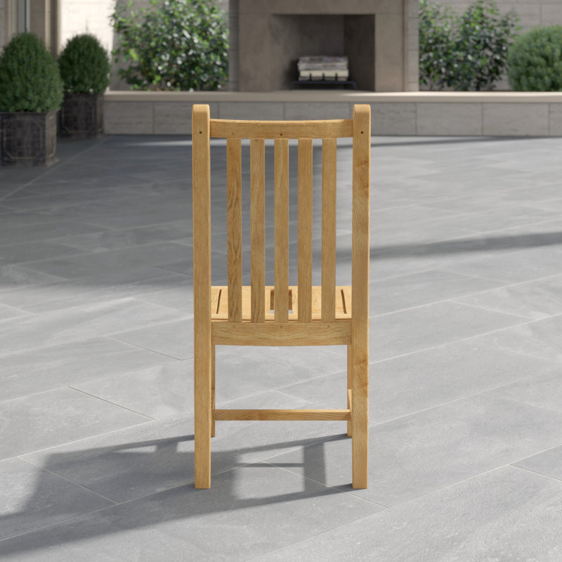 Classic Outdoor Teak Dining Side Chair