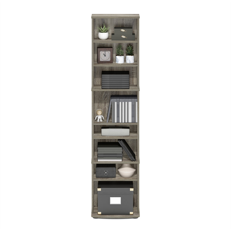 54.1cm H Wall Mounted Media Storage, Grey