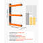3 cm W Steel Wall Mounted Shelving Unit