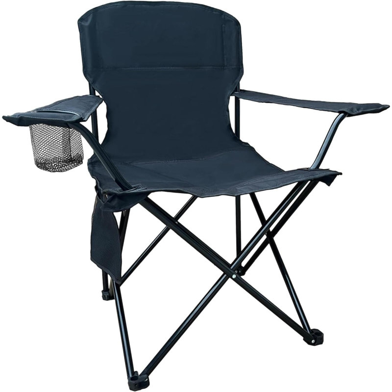 Tashionna Folding Camping Chair, Black