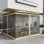 10' X Patio Gazebo Screen Replacement Mesh, Beige - Outdoor Area From And Leaves, , Fits Many Gazebos, Easy Install Mesh Sidewall Insect Entry Debris, Clear Space, To Setup