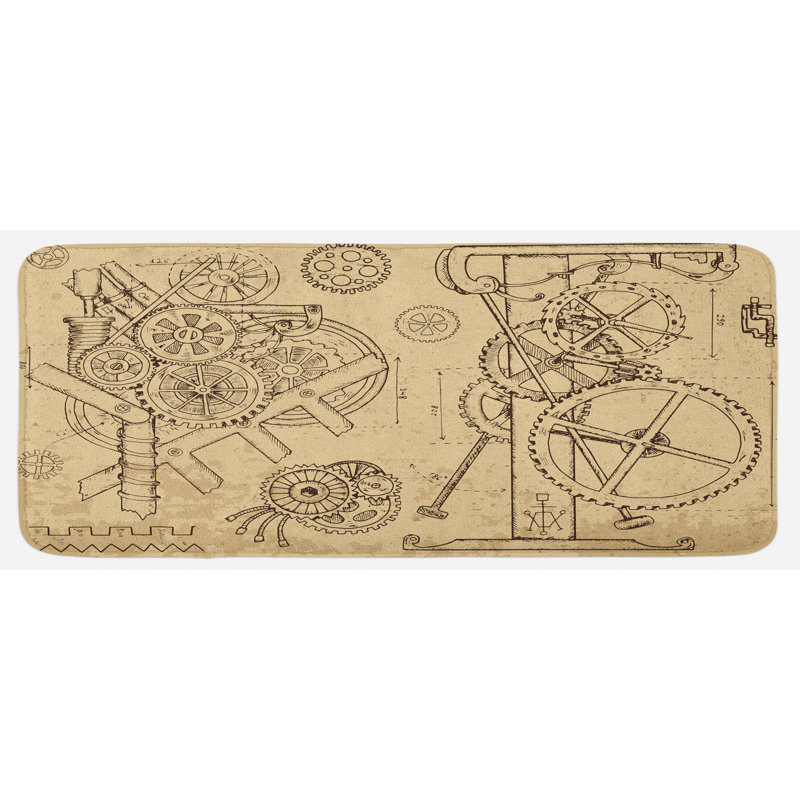 Tapis de cuisine Steampunk