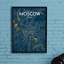 Moscow City Map - No Frame Print-1692221843
