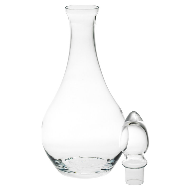 1.2L Symphony Glass Wine Decanter Port Carafe Elegant Pitcher Clear