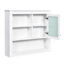 Armoire murale de salle de bain 32 po avec miroir, 4 tablettes, armoire de rangement en miroir Idea-736128925
