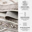 Cashmere Machine Tufted Area Rug ( Low-Pile Traditional)-856226281