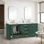 Meuble-lavabo de salle de bain, armoire de rangement en bois massif-591462105