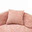 Canapé courbé à deux places avec accoudoirs et coussins pour petits appartements et sièges confortables-687676871-687676865