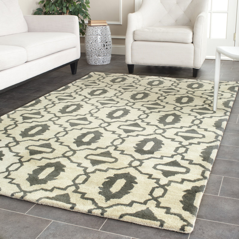 Tapis en laine touffeté à la main Longe Chatham, Rectangle 4' x 6'