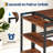 35 inch Folding Desk Writing Computer Desk with Storage Shelf,Spaces Saving Writing Sturdy Table No Assembly,for for Bedroom, Home Office, Dorm, Apartment-1281166594