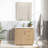 Cloverfield 36'' Single Bathroom Vanity with Cultured Marble Top-93496131-93496130
