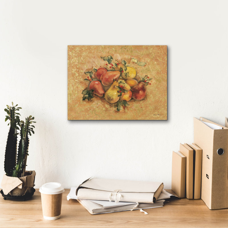 «Red Fruit» par Cheri Blum, art mural sur toile Red Barrel Studio®, H 12 po x l 16 po x P 0,75 po