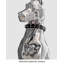 Ornements pour chien en métal galvanisé Modern Modern Luxury-1726599372