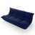 Navy Blue Microfiber/Microsuede