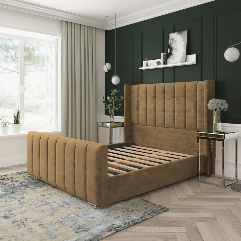 Willow Conistan Upholstered Bed Frame, Mink, Super King (6')