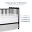 Lit de bébé convertible 3 en 1 Dream On Me Carson Classic-1487703666