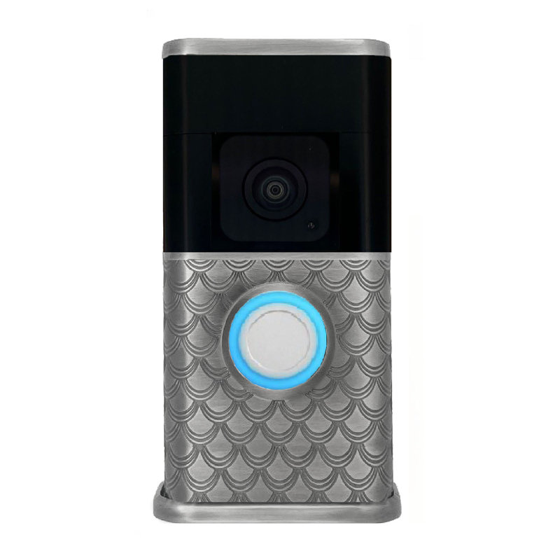 Housse pour sonnette vidéo Scales (Ring 3, 3 Plus, 4, Batterie Plus, compatible Batterie Pro), Étain antique