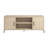 Sihi 58W TV Stand With Cubbies, Doors, Shelves, Entertainment Center, Storage, Natural Elm Finish, Living Room, TV Console-116396174