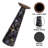 Moody Floral Mango Wood Pillar Candleholders Black Set of 3