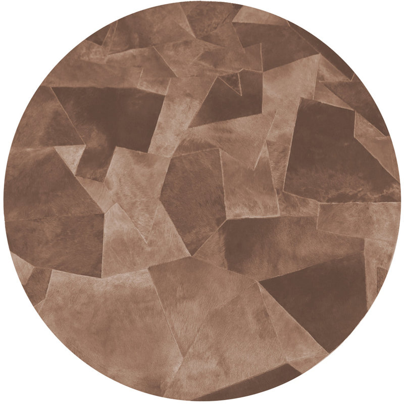 Fragments Rug - Pink Clay – Diameter, Round 6'6"
