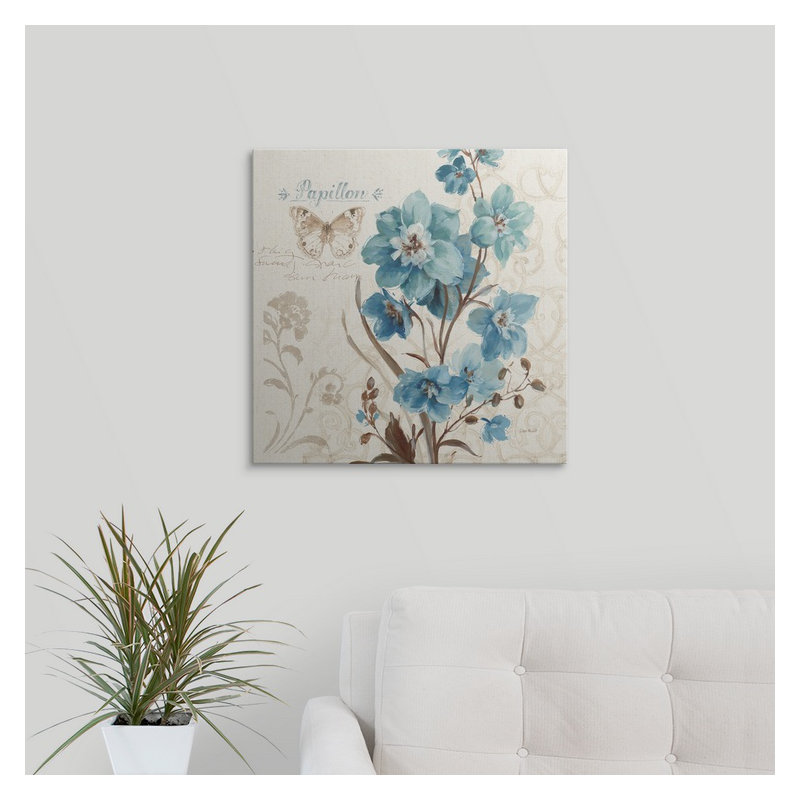 A Blue Note " A Blue Note V " by Lisa Audit, 20" H x 20" W x 1.5" D, Canvas