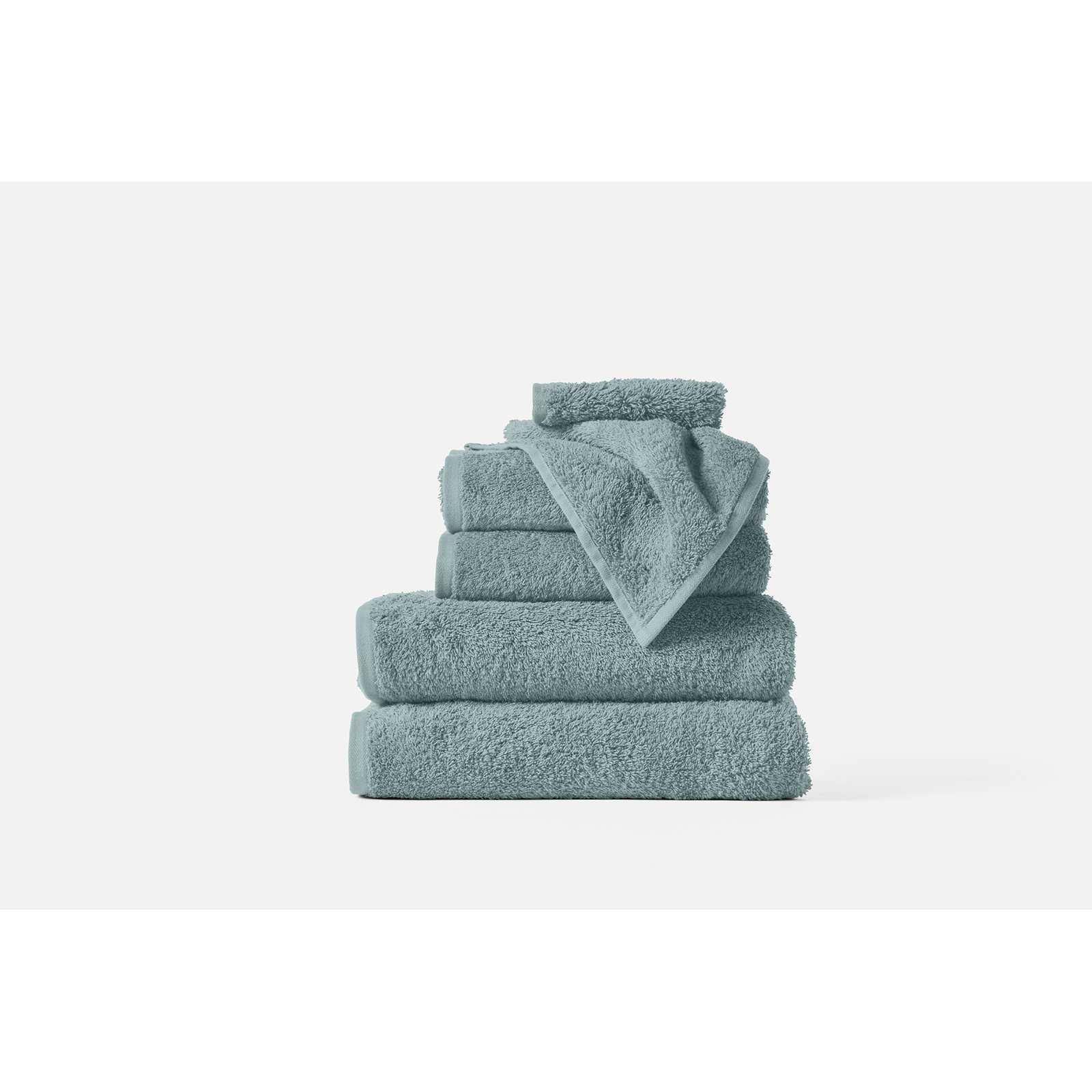 Cloud Loom Organic Bath Towel, Pacific Blue, Bath Towel - 1 Pack