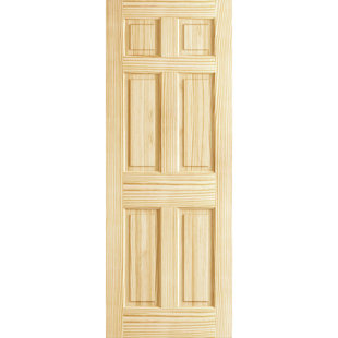 Porte standardisée en bois manufacturé massif