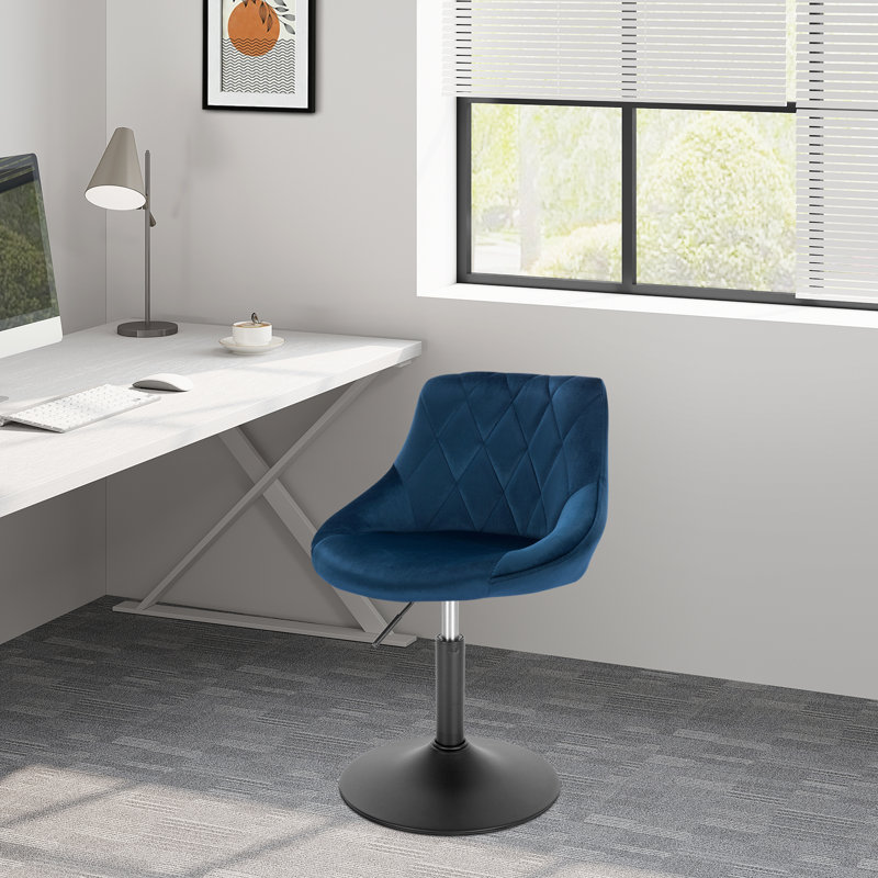 Blasco Swivel Adjustable Height Stool, Blue