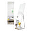 Madissyn Metal Framed Freestanding or Hanging Full Length Mirror in White