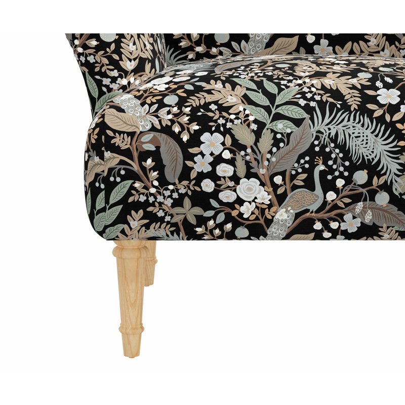 Bristol Armchair, Rpc Peacock Black Linen