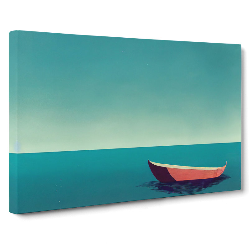 Modern Sailing Boat Vol.2 - Wrapped Canvas, 35cm H x 50cm W x 3cm D
