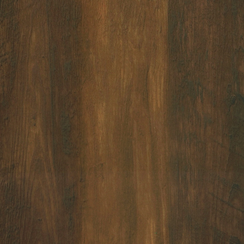 Table basse carrée en bois d'ingénierie, pin foncé